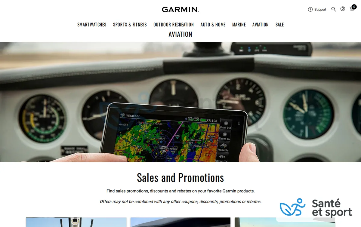 Capture : Aviation Promotions | Garmin